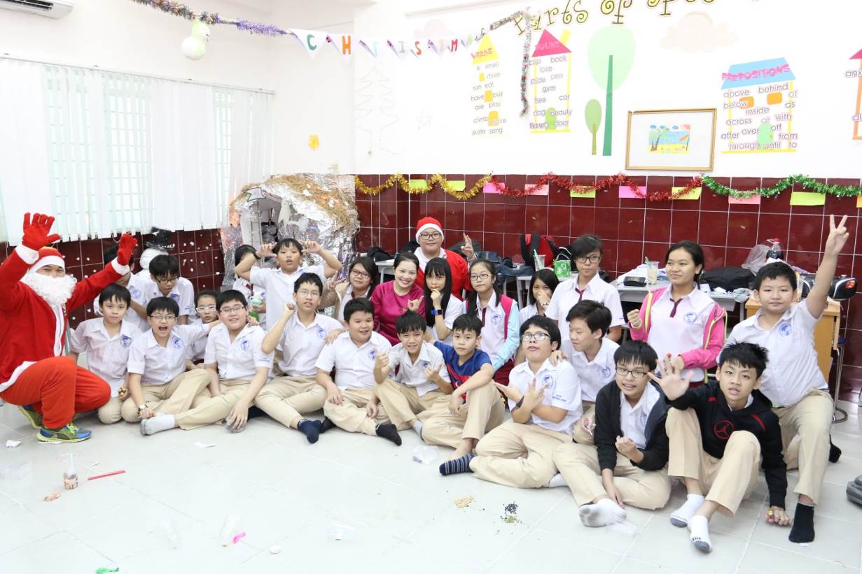 Học sinh Asian School náo nức đón Giáng sinh và năm mới 2016