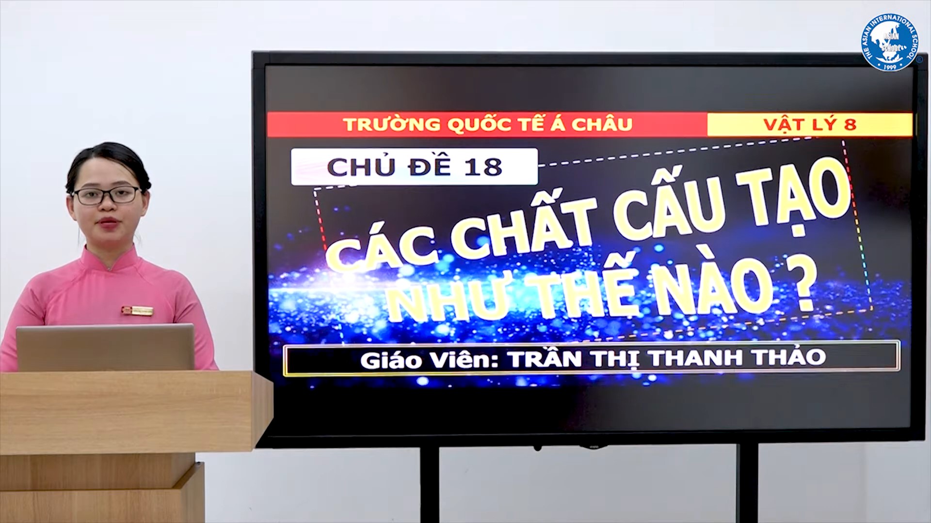 Cấu tạo chất, nguyên tử, phân tử chuyển động hay đứng yên - GV: Trần Thị Thu Thảo | Vật Lí 8